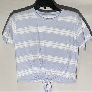 Women’s Hollister Cropped Tie Tee | Size XS